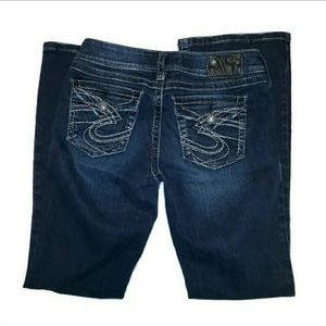 Silver Suki Surplus Women’s Blue Bootcut F…